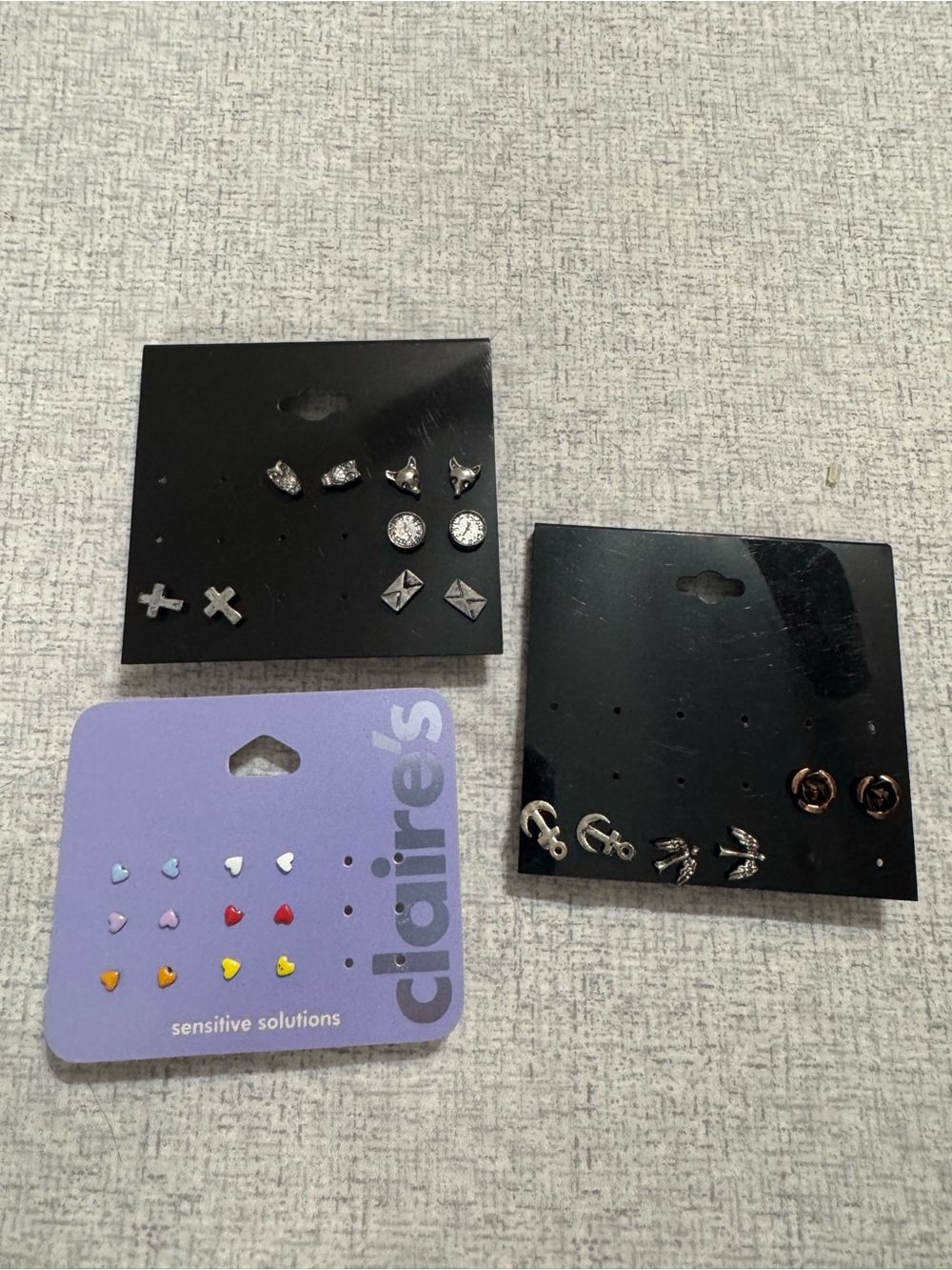 Claire's Mixed Stud Earring Collection